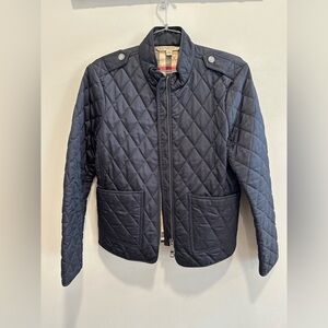 Burberry Brit Quilted Jacket in Navy size M